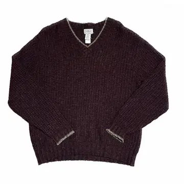 [USA 제조] LLBEAN 울 스웨터 팥색
