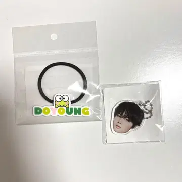 TREASURE 도영 얼굴 아크릴 키링 머리끈