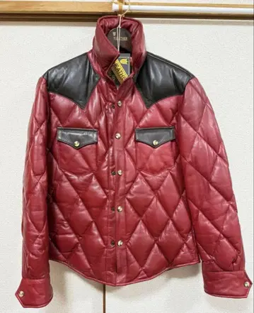 Y'2 LEATHER 가죽 다운 38 새상품 다운 자켓