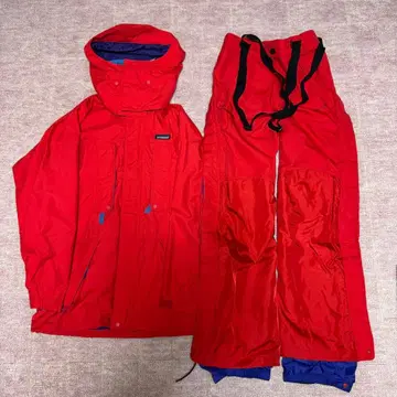 1994년제 눈 없음 patagonia 스톰 자켓 상하의 세트