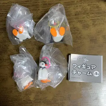 PINGU 피규어 참 핑구 (앉은) 1개 핑가 (앉은 포함) 3개
