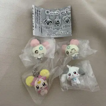 푸치큐아 메지루시 액세서리 2 4개 세트 다이후쿠 캔디 시폰