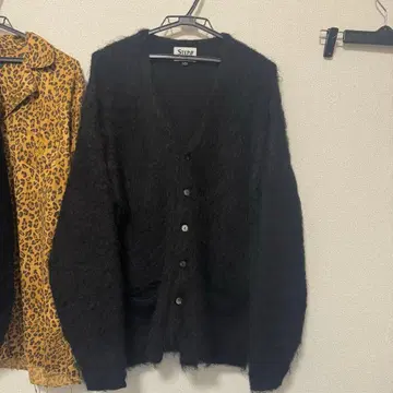 STEP AHEAD 모헤어 가디건 블랙 L 사이즈