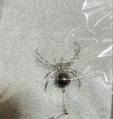 충채 거미 철사 세공 귀걸이 한쪽용