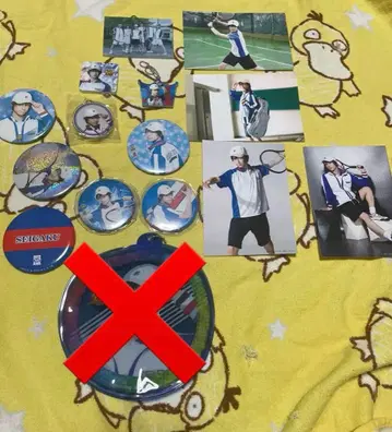 뮤지컬 테니스의 왕자님 아쿠츠 진아이 에치젠 료마 굿즈 묶음 판매