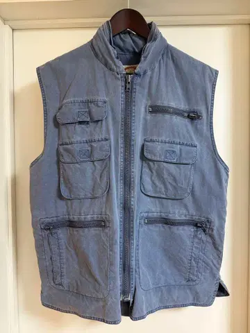 80s 초기 택 BANANA REPUBLIC 코튼 사파리 베스트