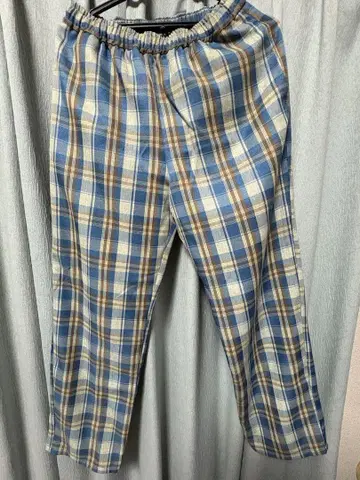 Wcloset 체크 무늬 캐주얼 팬츠 F 사이즈