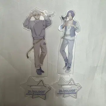 블루 록 아크릴 스탠드 나기 레이오 산리오 콜라보