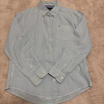 TOMMY HILFIGER 타미힐피거 스트라이프 긴팔 셔츠 XL