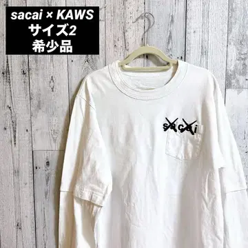 sacai x KAWS 21SS 롱 슬리브 티셔츠 로고