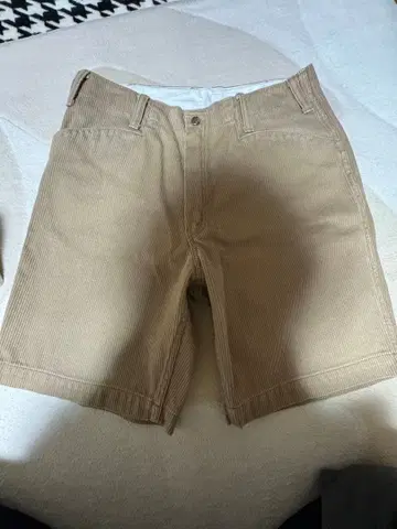 텐더로인 코듀로이 숏팬츠 베이지