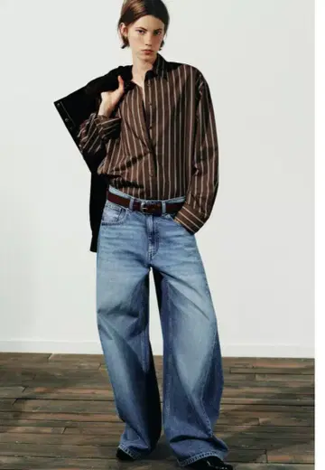 [새상품] 오버사이즈 풀 로이드 셔츠 ZARA