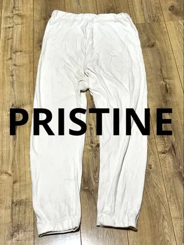 PRISTINE 벨로아 소재 룸웨어 릴랙스 팬츠 아이보리