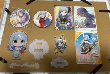 밀리언 라이브 시로이시  묶음 판매 아크릴 스탠드 카드 캔뱃지 하이사