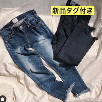 [ 새상품, 택 포함 ] 프레이드 헤 스트레이트 슬림 팬츠