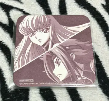 레어!! 코드 기어스 카페 큐어 메이드 코스터 C.C. & 카렌