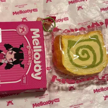 Mellojoy 스퀴즈 구구 토스트 말차 그라데 고양이