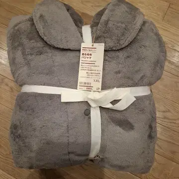 MUJI 착용 담요 파자마 XXL 스모키 브라운 (여성)