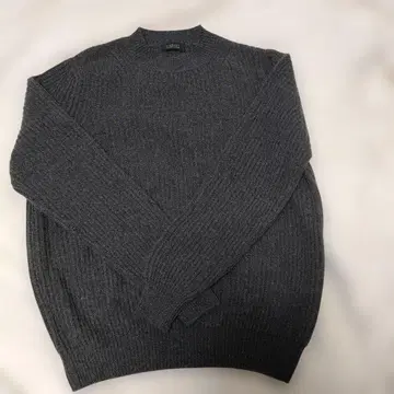 BARNEYS NEW YORK 다크 그레이 니트 스웨터 S