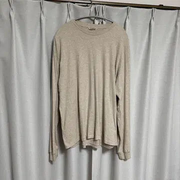 [ 새상품급 ] AURALEE 오라리 긴팔T셔츠 size 5 베이지 롱T