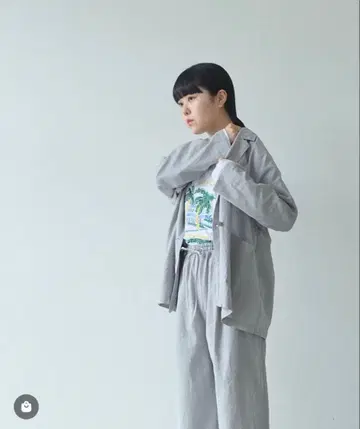 yuni 하이 트위스트 코튼 프로덕트 다이 이지 팬츠