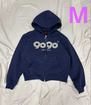 9090 girl OG Logo Glitter Hoodie