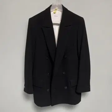 더블 브레스티드 쇼트 오버코트