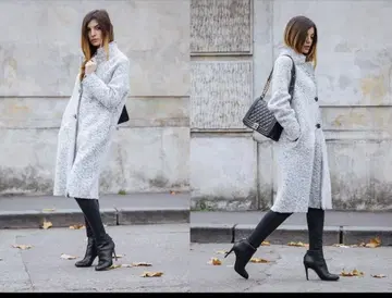 ZARA 그레이 체스터 코트