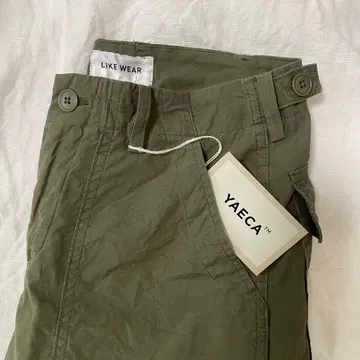 야에카 YAECK LAKE WERE 베이커 팬츠 카키