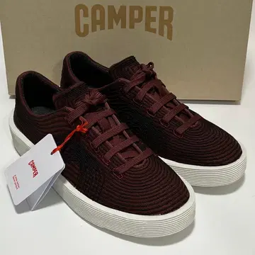 새상품 Camper 캠퍼 Courb 스니커즈 버건디