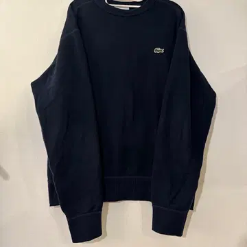 LACOSTE 원포인트 로고 크루넥 맨투맨 M