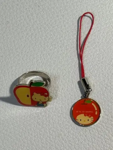 헬로키티 HELLO KITTY 사과 반지 스트랩