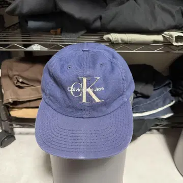 90s Calvin Klein 캡 네이비 USA제