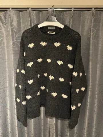 NKNIT 하트 패턴 니트