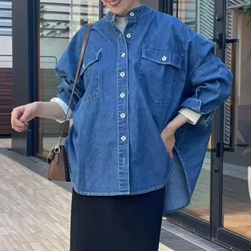 Another Branch olive des olive 로고 자수 셔츠