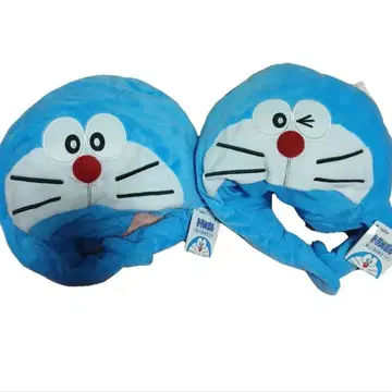 도라에몽 봉제 인형 모자