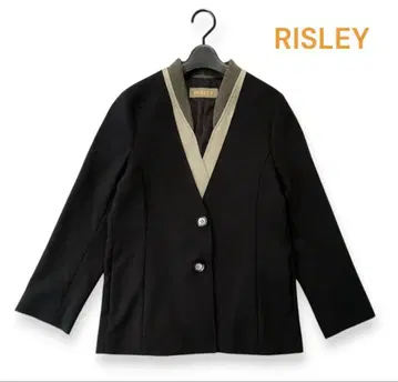 새상품급 RISREY 리즈레이 밀리터리 콤비 자켓