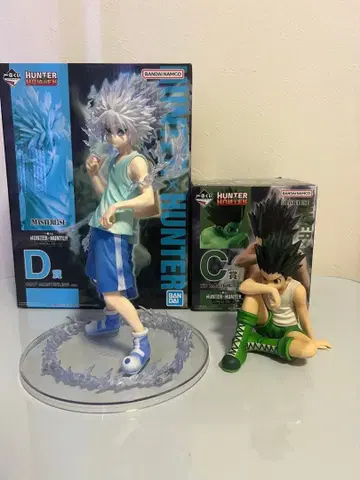 제일복권 HUNTER x HUNTER C상, D상 피규어 2체 세트