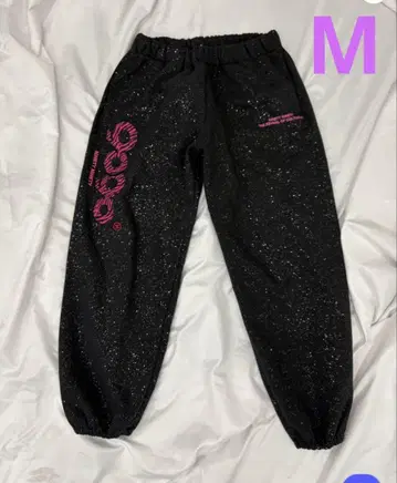 9090 girl OG Logo Glitter Sweat Pants