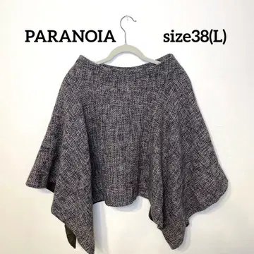 PARANOIA 판초 상의 플레어 실루엣 사이즈 38 (L 상당)