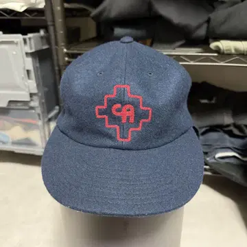 used 트래커 캡 울 네이비 아메카지