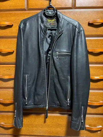 Sheep Leather 블랙 가죽 자켓 M 사이즈