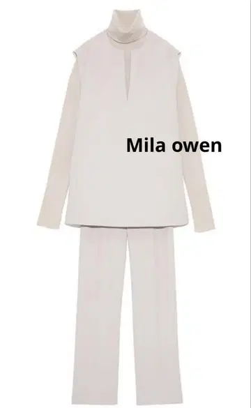 Mila owen 풀 베스트 팬츠 세트 셋업