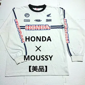 새상품급 HONDA MOUSSY 콜라보 롱T 혼다 마우지 셔츠