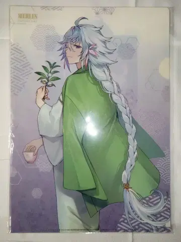 FGO 훼미리마트 A4 클리어 파일 리큐엔 멀린 태공망 네로