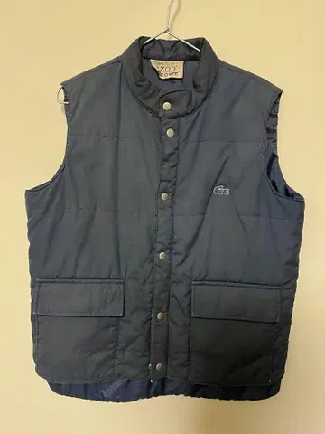 LACOSTE 네이비 다운 베스트