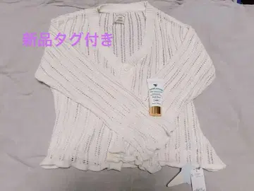 젤라또피케 젤라피케 가디건 아이보리 긴팔 핸드크림