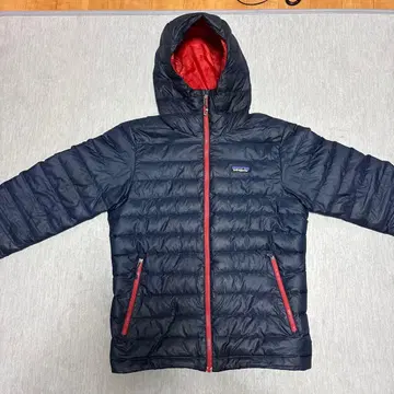 patagonia 라이트쉘 다운 자켓 S 네이비/레드