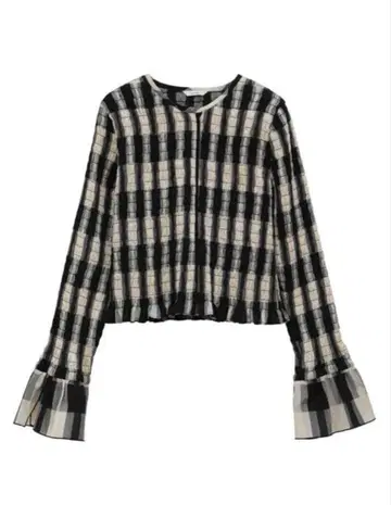 CLANE SHIRRING DESIGN BLOUSE