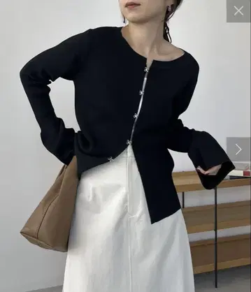 카프리슈 마쥬 후크 버튼 가디건
